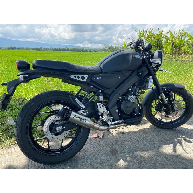 Knalpot xsr Protech Racing Yamaha XSR 155 XSR155 xsr 155 xsr155 Caferacer Sport heritage Db Killer