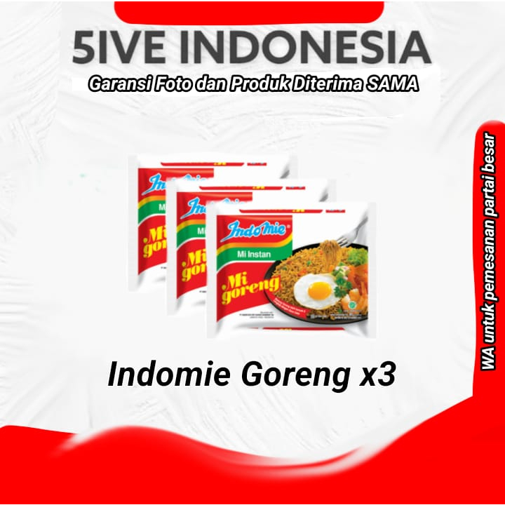 

MIE INSTAN GORENG INDOMIE 3PC