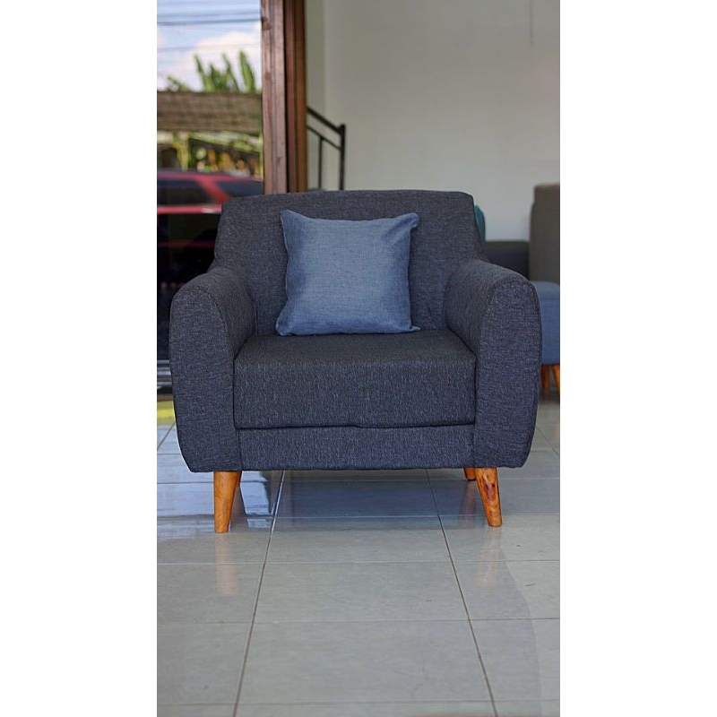 [ FREE ONGKIR AREA SOLO ] Sofa retro scandinavian satu seat