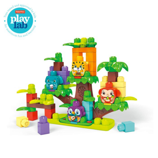 

Jungle Bloks Treehouse Band Mainan Edukasi Mega - Balok Diskon Susun Unik Anak