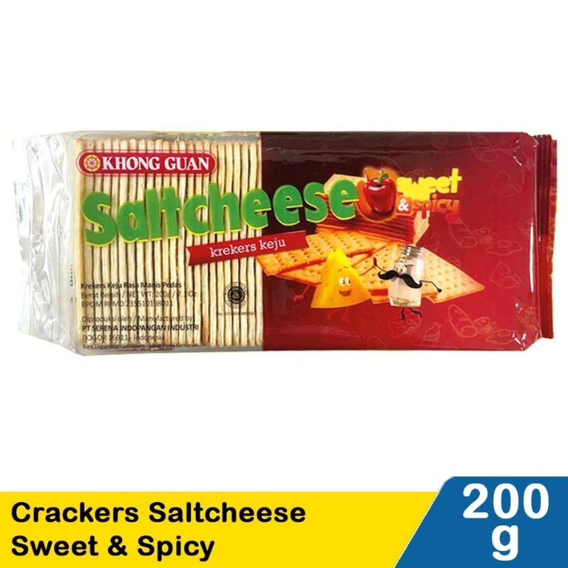 

Khong Guan Crackers Saltcheese Sweet & Spicy 200g