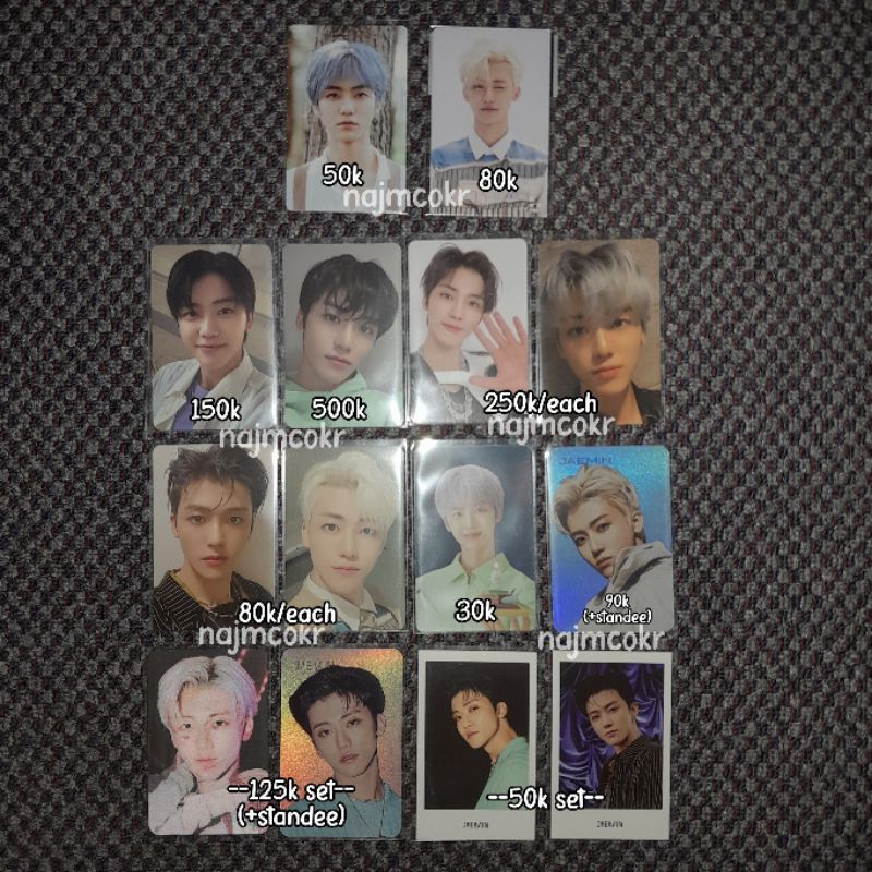 pc photocard nct dream jaemin dad dream a dream mini bag ar ticket standee holo lenti pola polaroid 