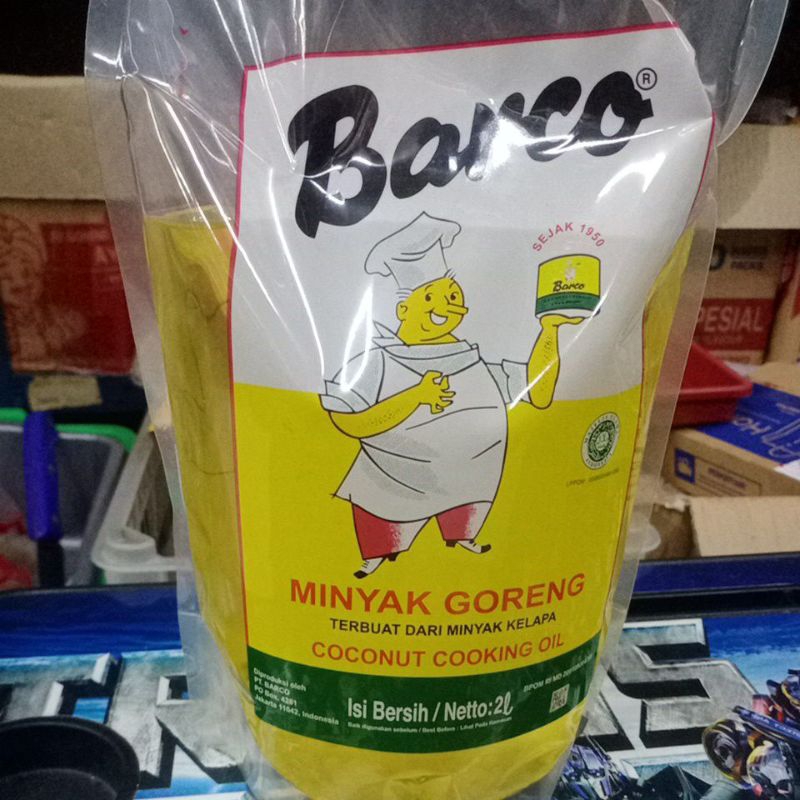 

Minyak goreng Barco/Barco coconut cooking oil/minyak barco 2 liter