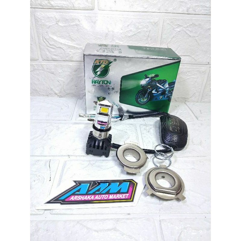 LAMPU LED MOTOR RTD MO2D 3 SISI AC DC