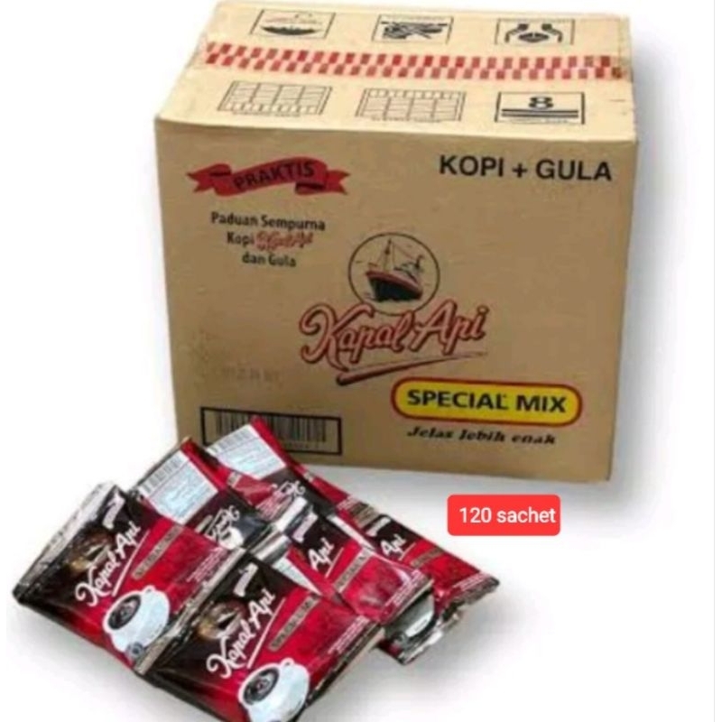 

Kopi Kapal Api Special Mix 1 dus 120 sachet