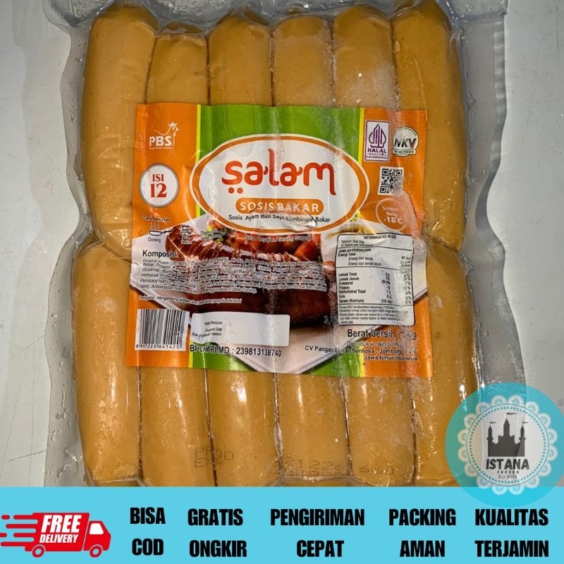 

SALAM SOSIS BAKAR 500 GRAM 12 PCS