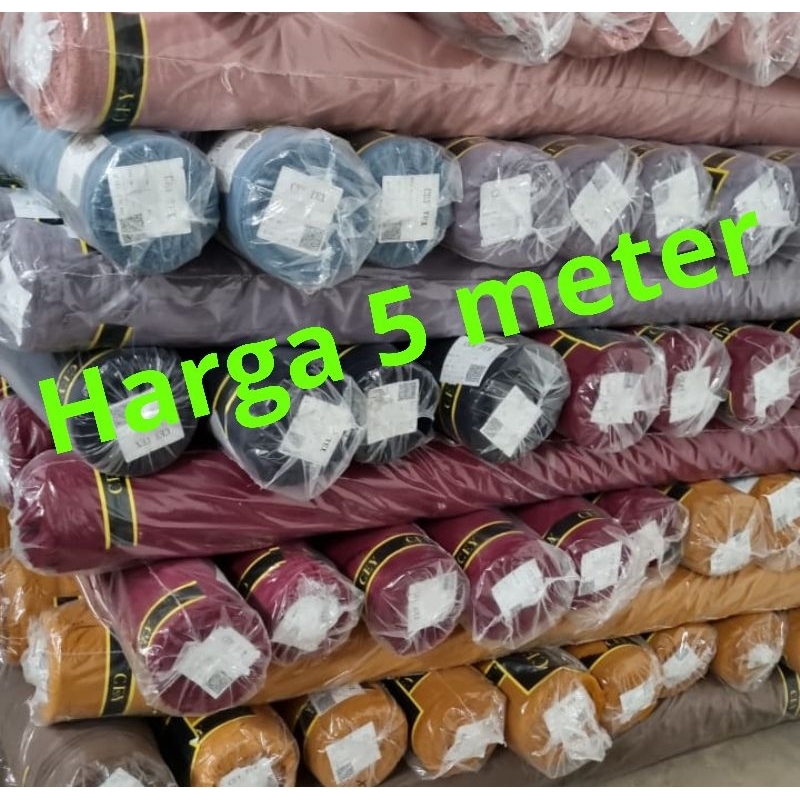 Kain meteran crinkle airflow premium 5 Meter