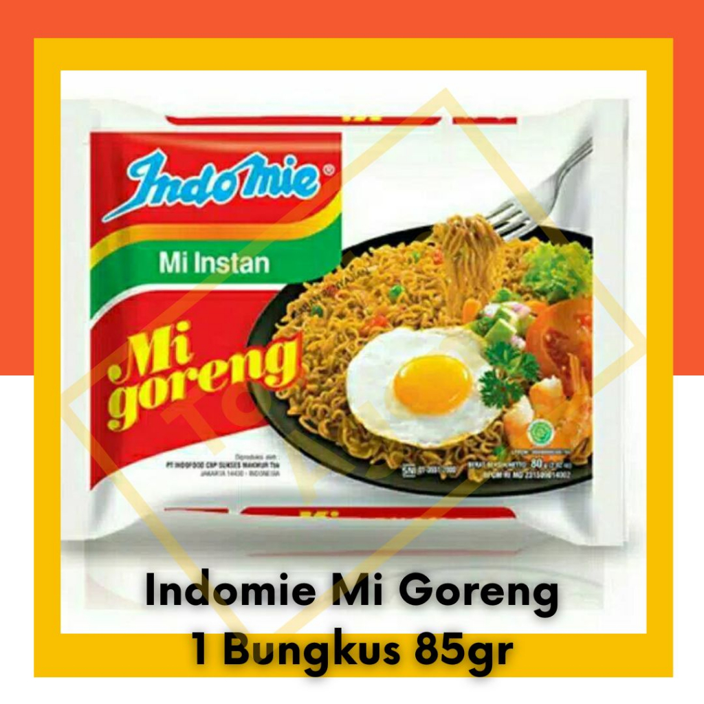 

Indomie Mi Goreng Mie Instan 1 bungkus pcs 85gr