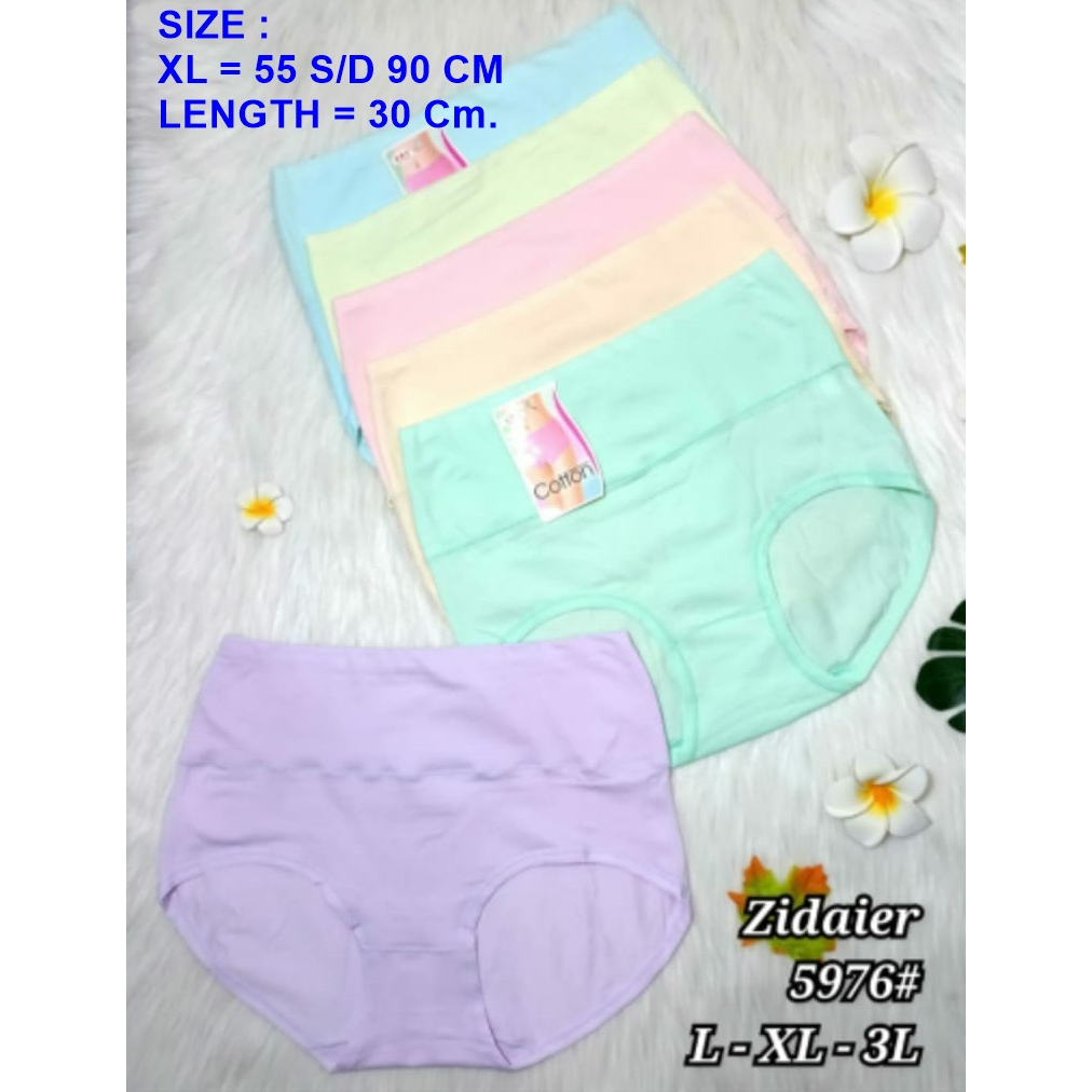 CD High Waist Perut Celana Dalam Katun Lembut Cotton