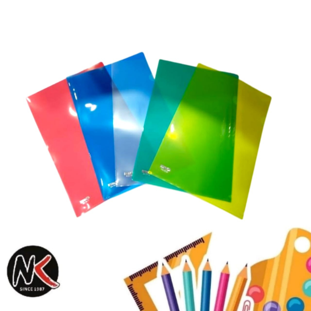 

Map Plastik L/Clear Sleeves Bening/Warna A4