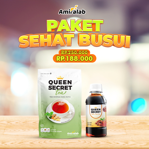 

AMIRALAB PAKET Sehat Queen Secret Tea Ratu Kurma Sarikurma Madu 250 gr