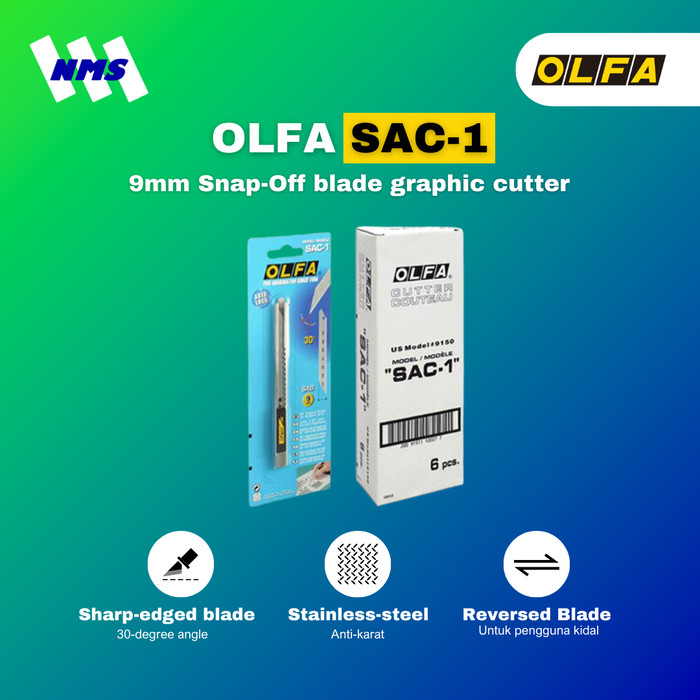 

OLFA SAC-1 Snap-Off Blade Graphic Cutter Original