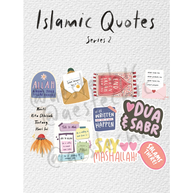 

Islamic Quotes Series 2 Sticker Aesthechic