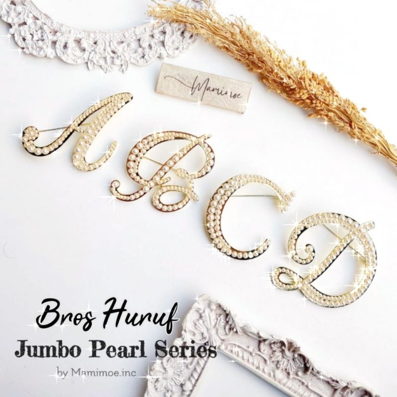 Bros Huruf Pearl Series / Bros Inisial / Bros Abjab / Bros Alphabeth / Bros Nama / Bros Huruf / Bros