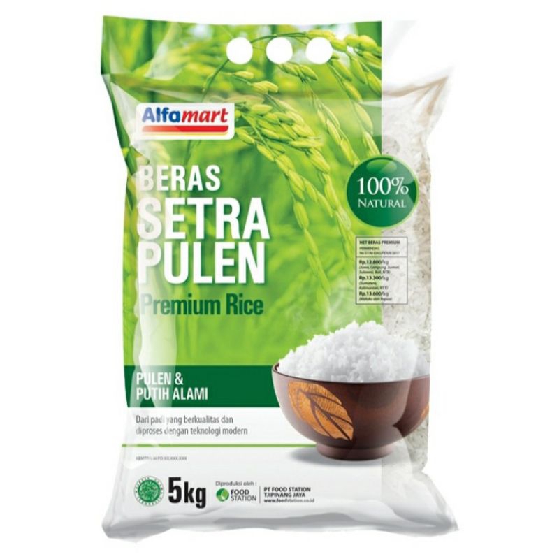 Beras Setra Pulen 5kg - Beras Premium 5 kg