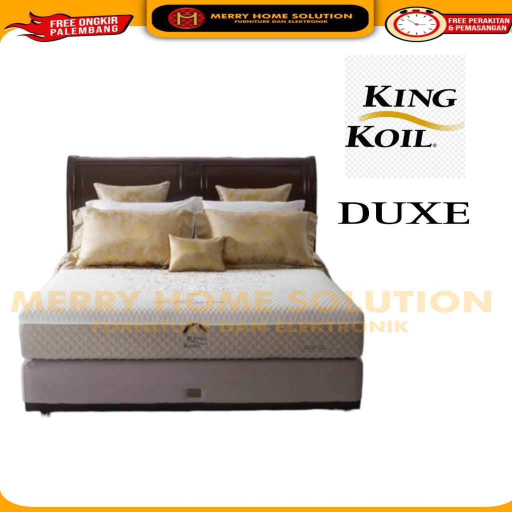 Kasur springbed kingkoil DUXE matras king koil latex kasur orthopedic -100x200