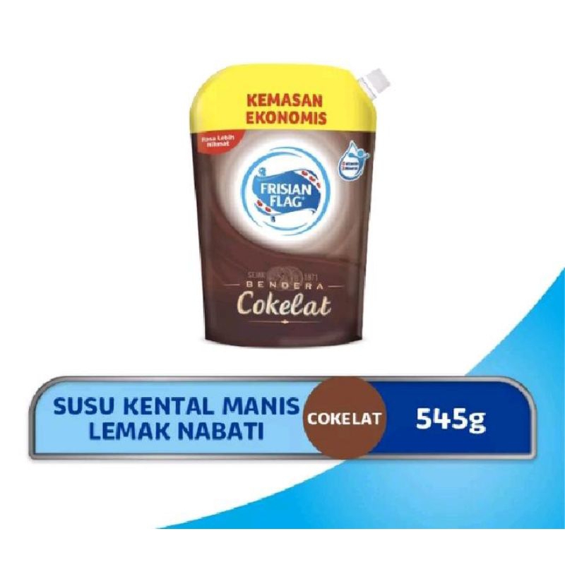 

Frisian Flag Susu Kental Manis Coklat Pouch 545gr