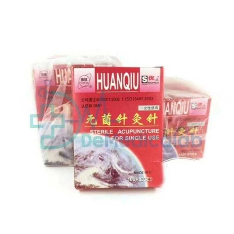 Jarum Akupuntur Huanqiu / Acupunture Needle / Jarum Akupuntur (Ada Kepala)