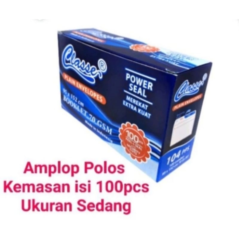 

Amplop polos lem 100 lembar ukuran 95 x 152 cm