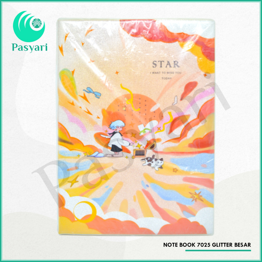 

NOTE BOOK 7025 GLITTER BESAR