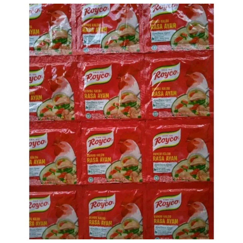 

ROYCO BUMBU PELEZAT SERBA GUNA RASA AYAM/SAPI 12 SACHET @ 8gr