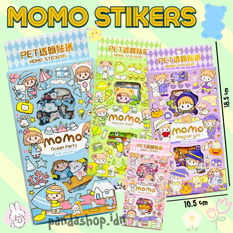 

Momo Stiker Model terbaru isi 100pc PVC waterproof