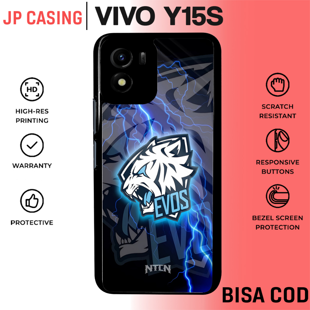 case vivo y15s y01 aesthetic evos esport gaming lucu cute terbaru estetik cewek cowok bahan premium 