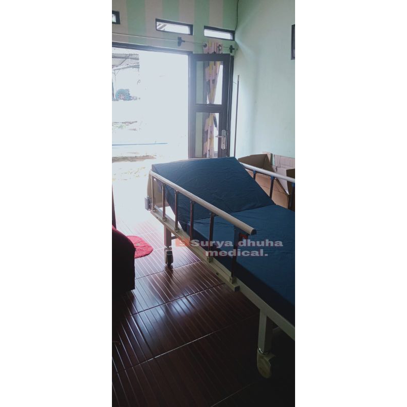 bed pasien 1 crank ABS / bed 1 crank engkol