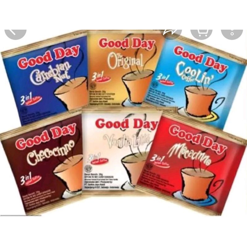 

Kopi Good Day All Varian isi 10pcs