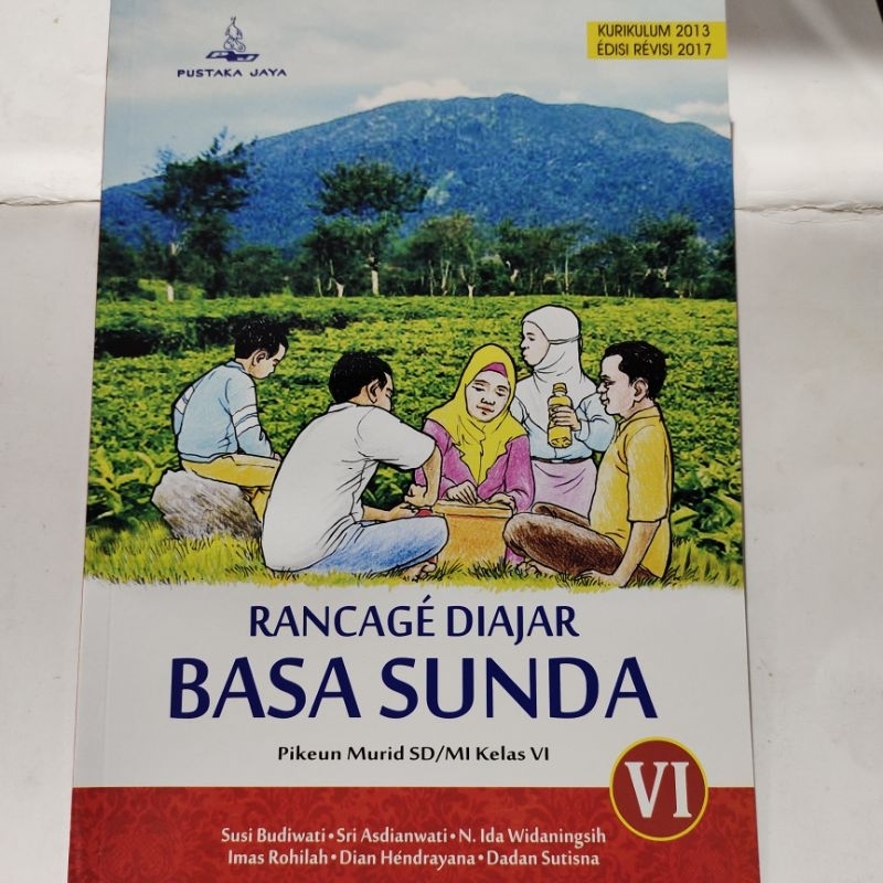 RANCAGE DIAJAR BASA SUNDA KELAS 6, BAHASA SUNDA KELAS 6