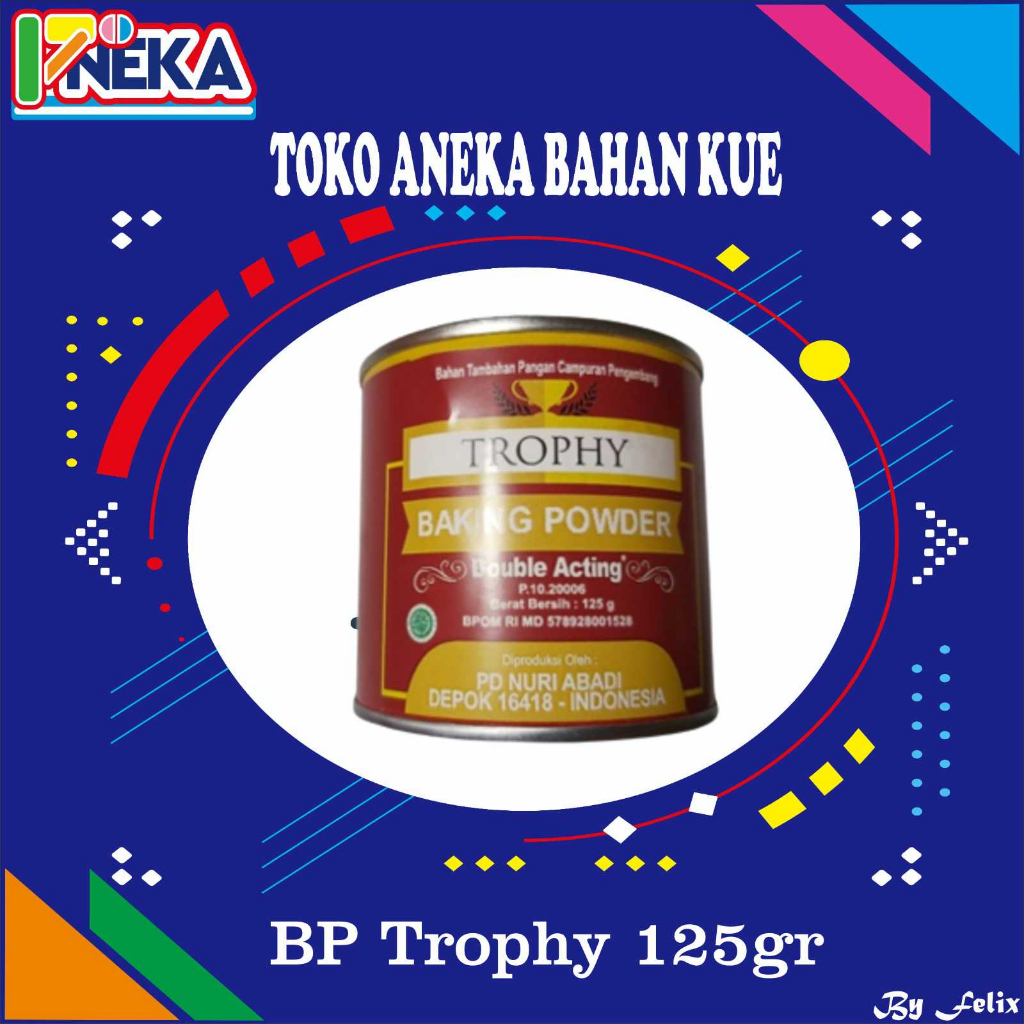 

Baking Powder Double Acting Trophy 125gr