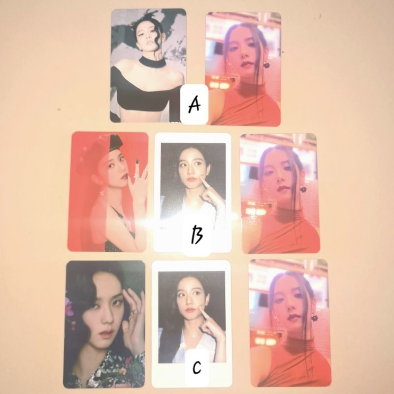 Photocard Jisoo Flower YGSelect Benefit