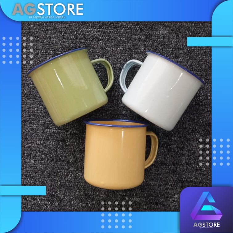 Mug Enamel Polos 7 cm