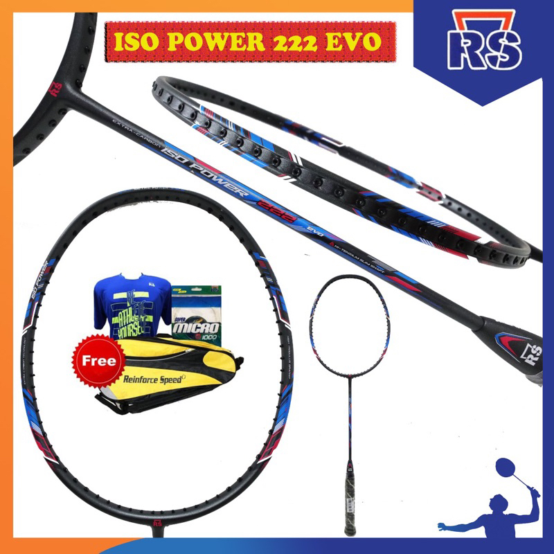 Raket Badminton Rs- Iso Power 222 Evo