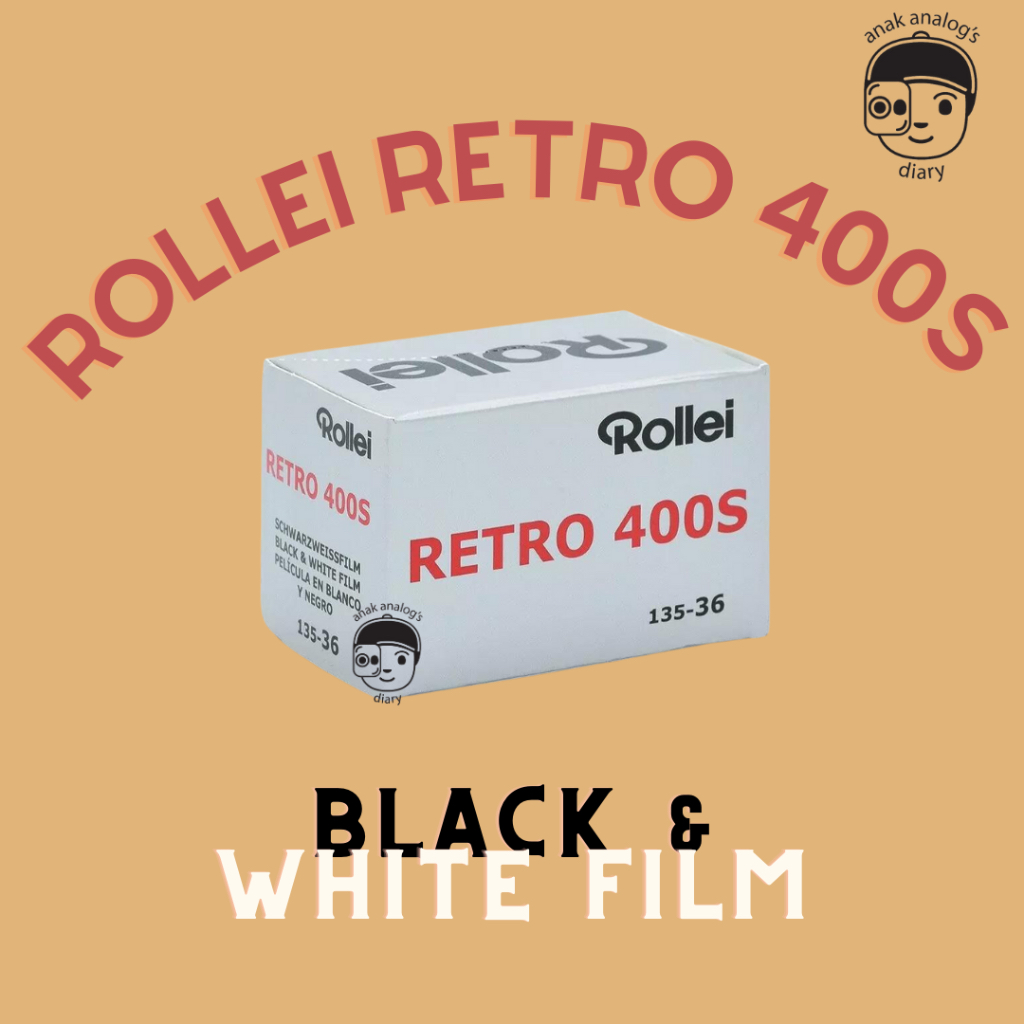 Rollei Retro 400s Black/White Film dJL1
