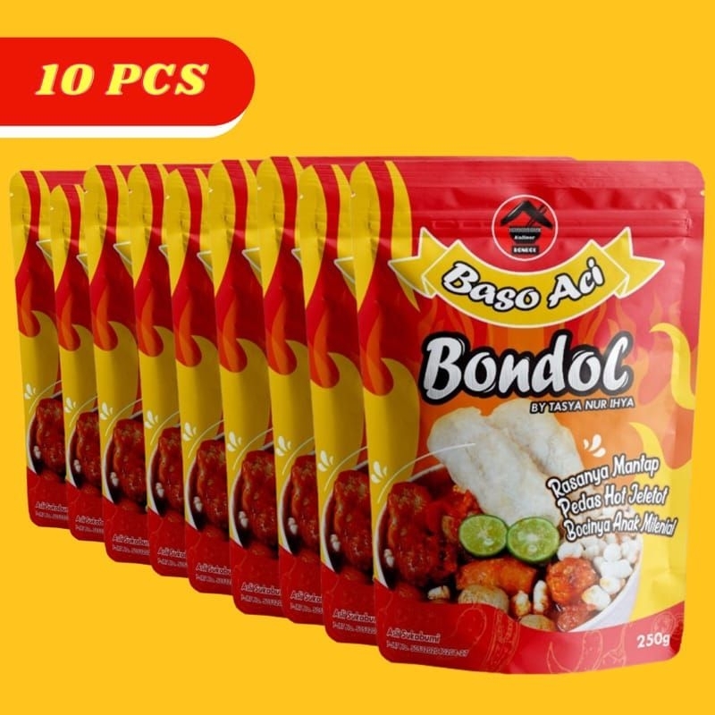

Paket usaha baso aci bondol isi 10