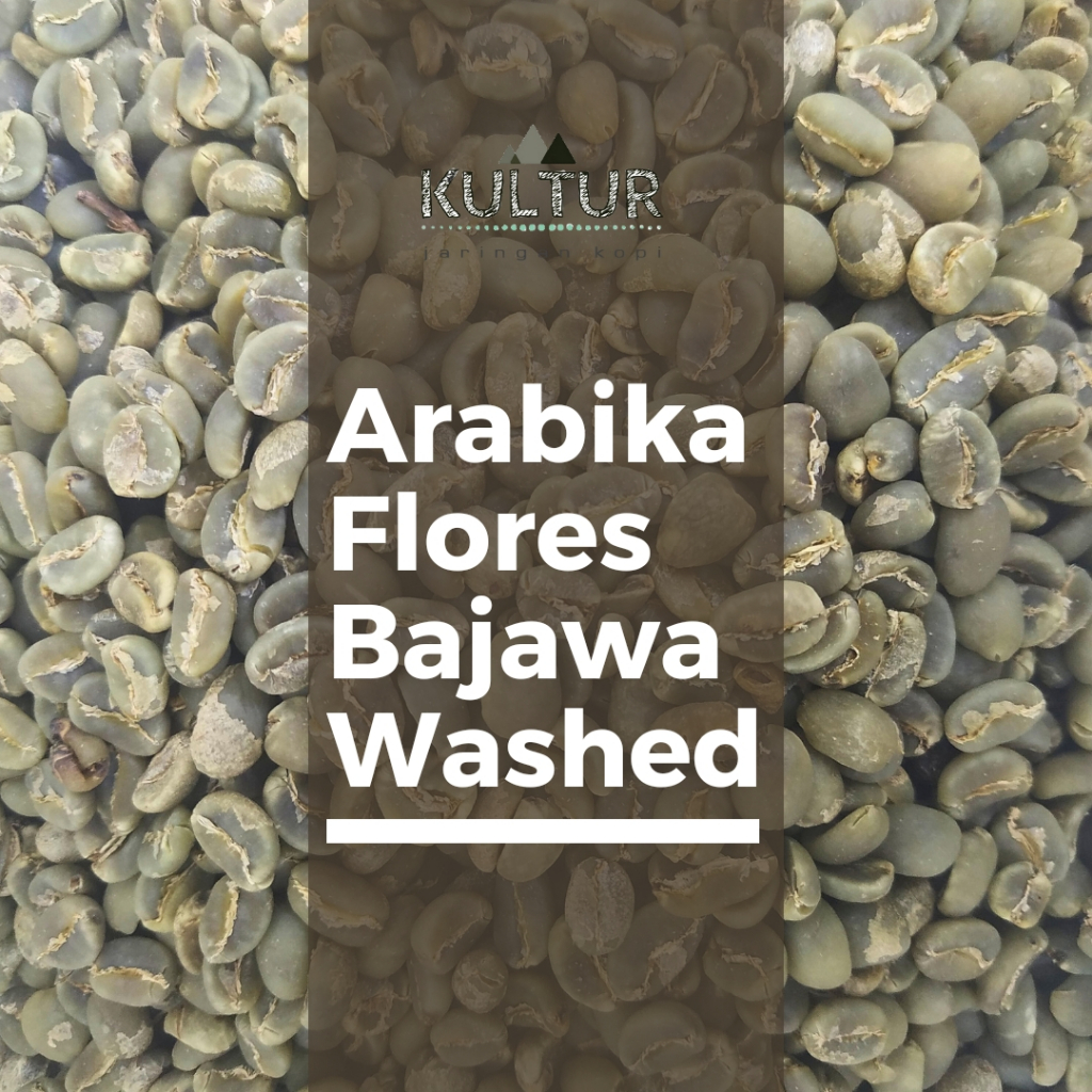 

GREEN BEAN ARABIKA FLORES BAJAWA WASHED BIJI KOPI MENTAH NETTO 1 KG