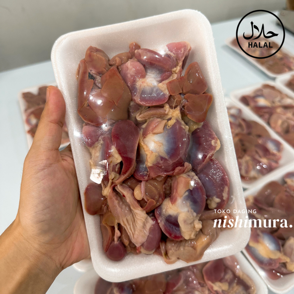 

Hati Ampla Ayam Kampung Ati Ayam Chicken Liver MPASI anak balita / orang tuaBy NishimuraShop Nishimura Chiken Ciken