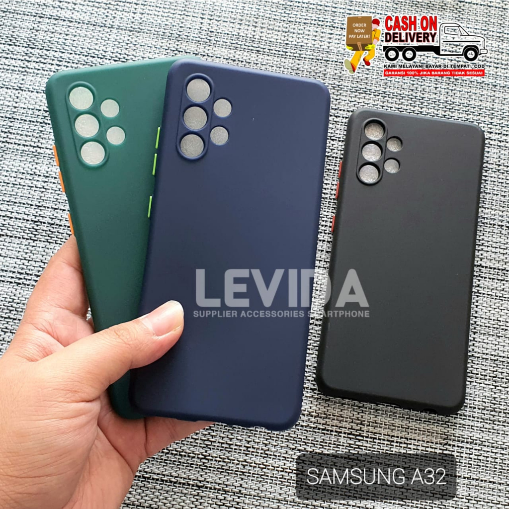 Samsung A32 4G SoftCase Baby Case Macaron Silicon Bahan Soft Samsung A32 4G