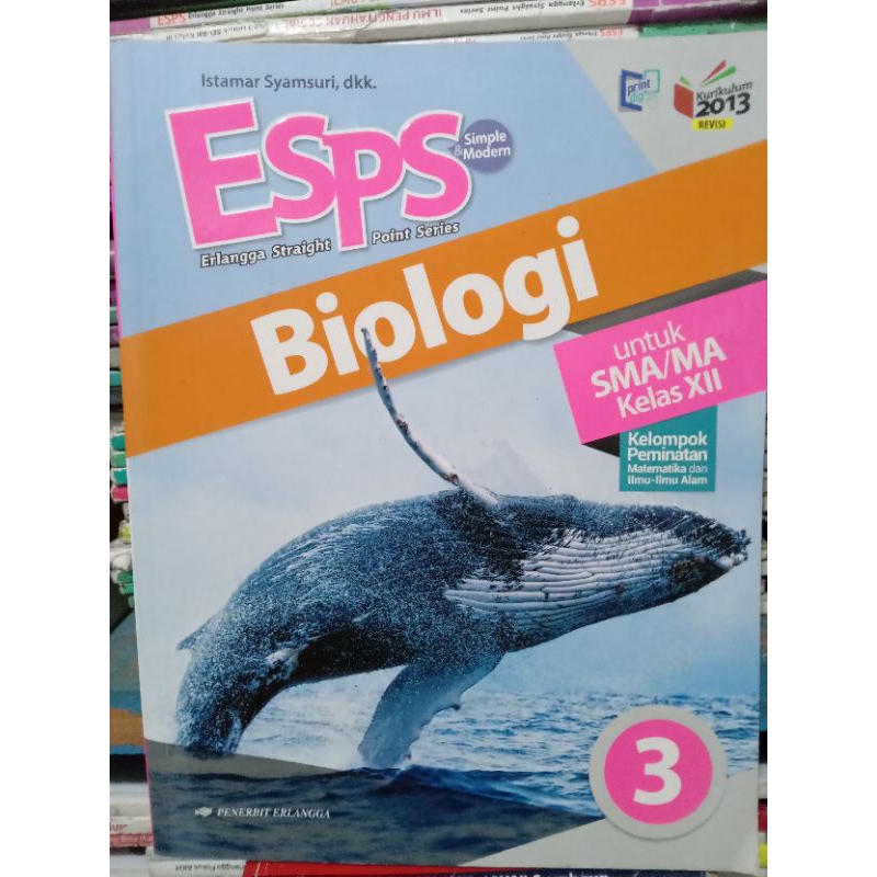 esps  biologi kelas 12/ 3 sma erlangga