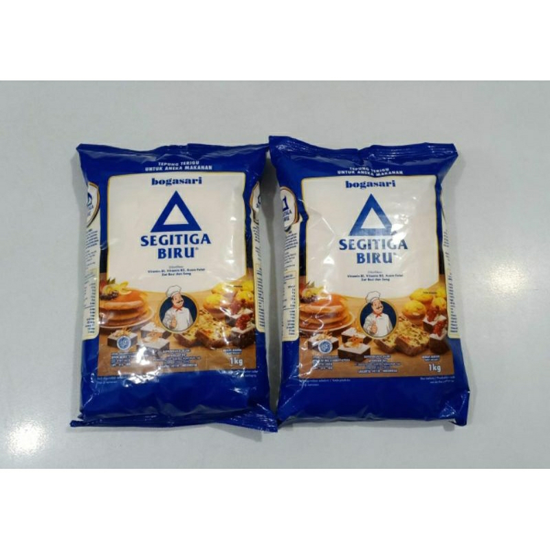 

NEW!! Bogasari Tepung Terigu Segitiga Biru Premium 1KG