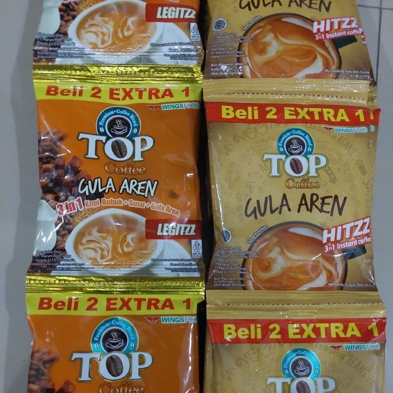 

KOPI TOP GULA AREN beli 2 gratis 1