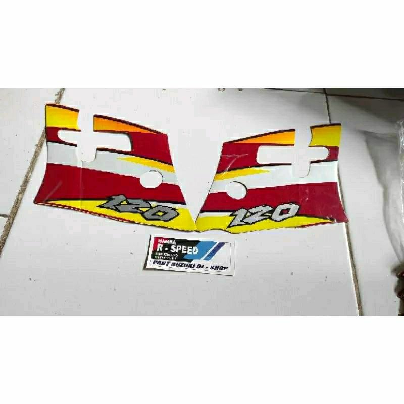 striping list stiker sayap dalam Suzuki satria 2 tak hiu malaysia original sgp
