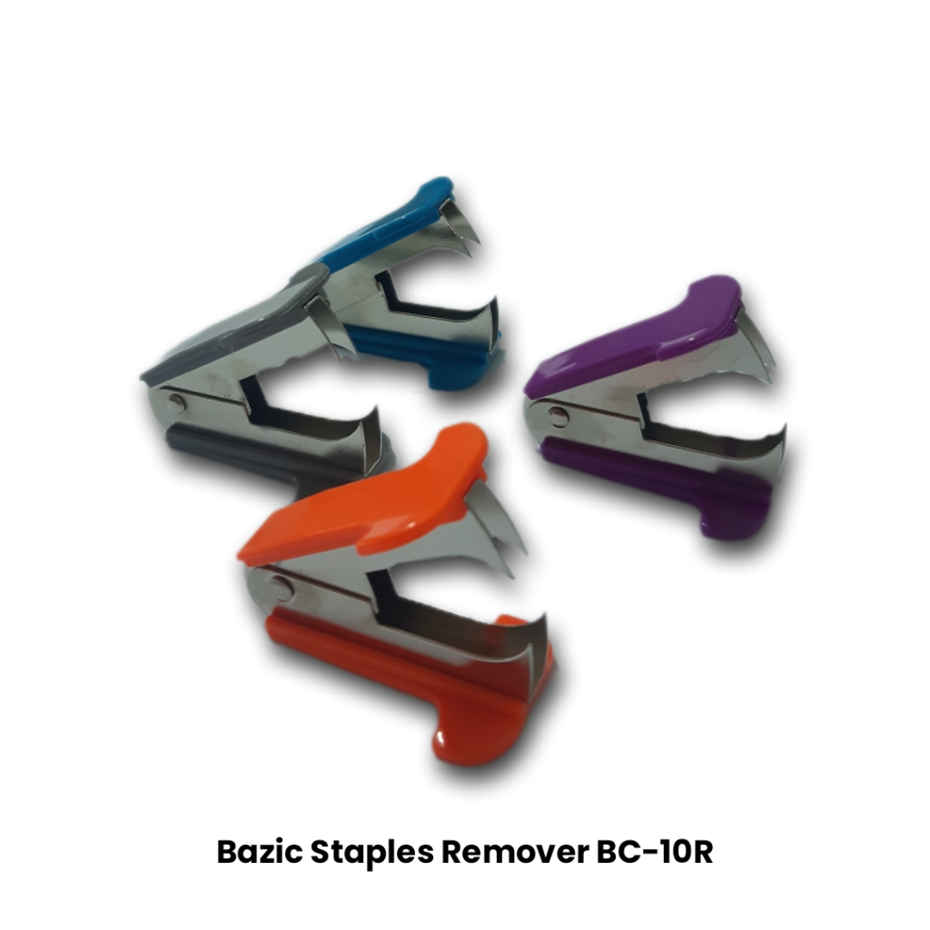 

PENCABUT STAPLES REMOVER STAPLER PEMBUKA STAPLES BAZIC BC 10 R PENJEPIT STAPLES