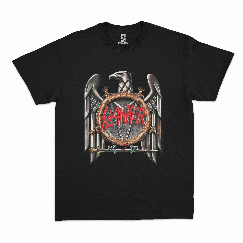 Kaos Band Slanker x Slayer | Baju Musik Rock Metal Plesetan Slank