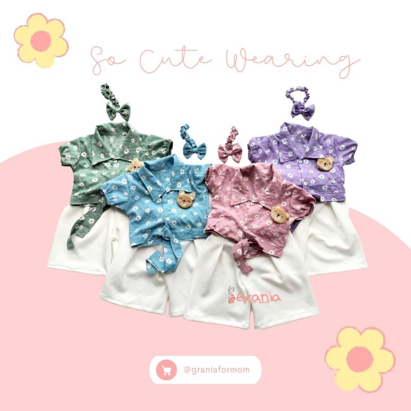 Baby Set Katun Harian Photoshoot Bayi