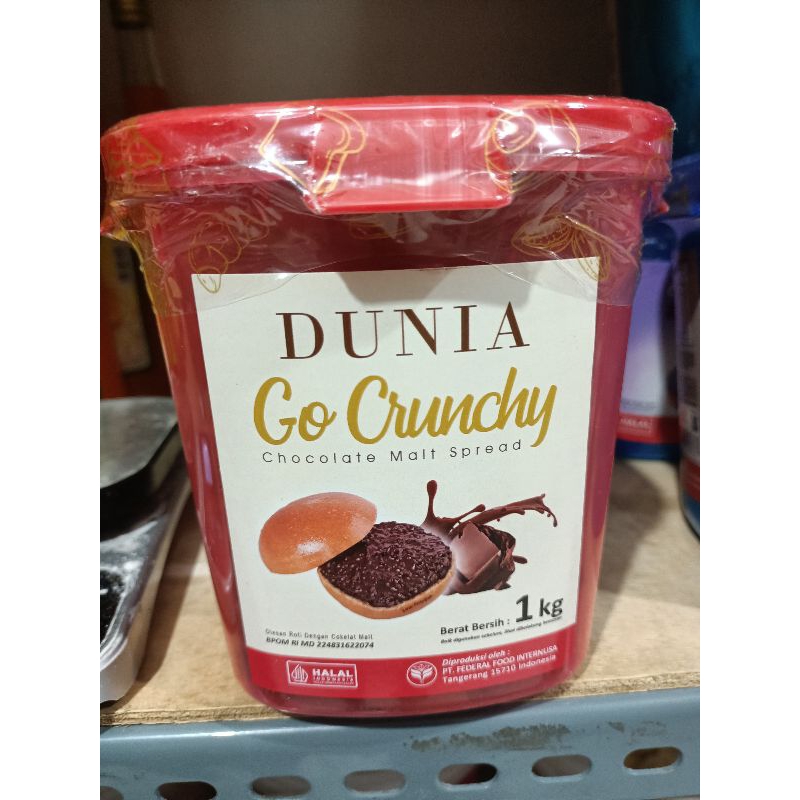 

Selai Coklat Dunia Go Crunchy 1kg