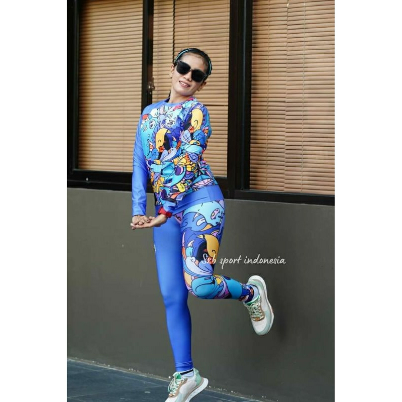 BAJU SENAM SXB FUMETO JUMPER AND LEGGIN // SXB SPORT INDONESIA // STELAN SENAM // STELAN OLAHRAGA //
