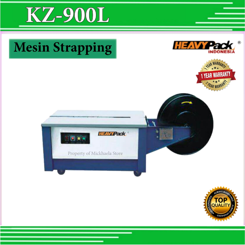 KZ-900L HEAVYPACK Mesin Pengikat Kardus Strapping Machine Semi-Auto