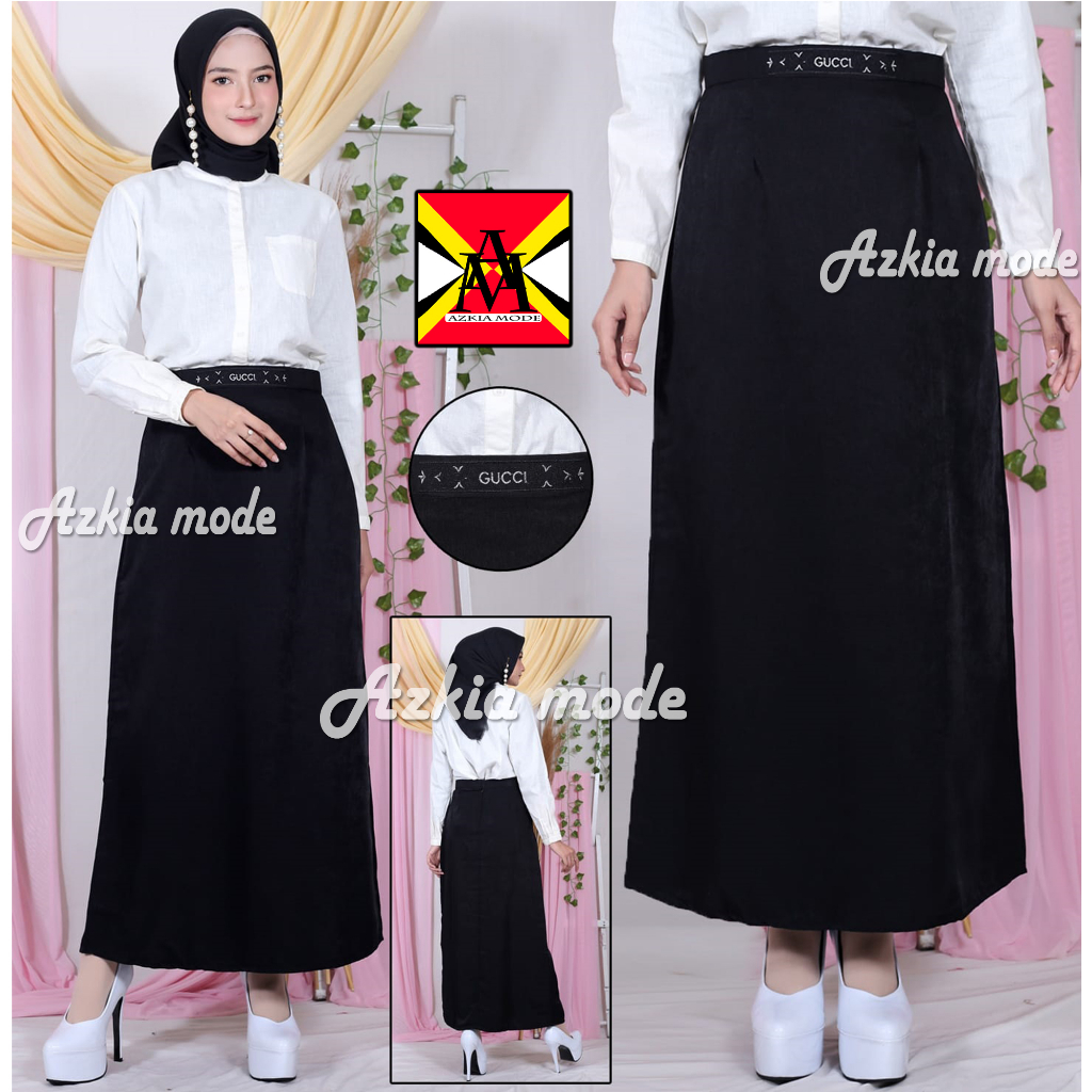 rok kerja wanita terbaru - rok a line - rok kerja kantor wanita panjang - rok line a - rok model a -